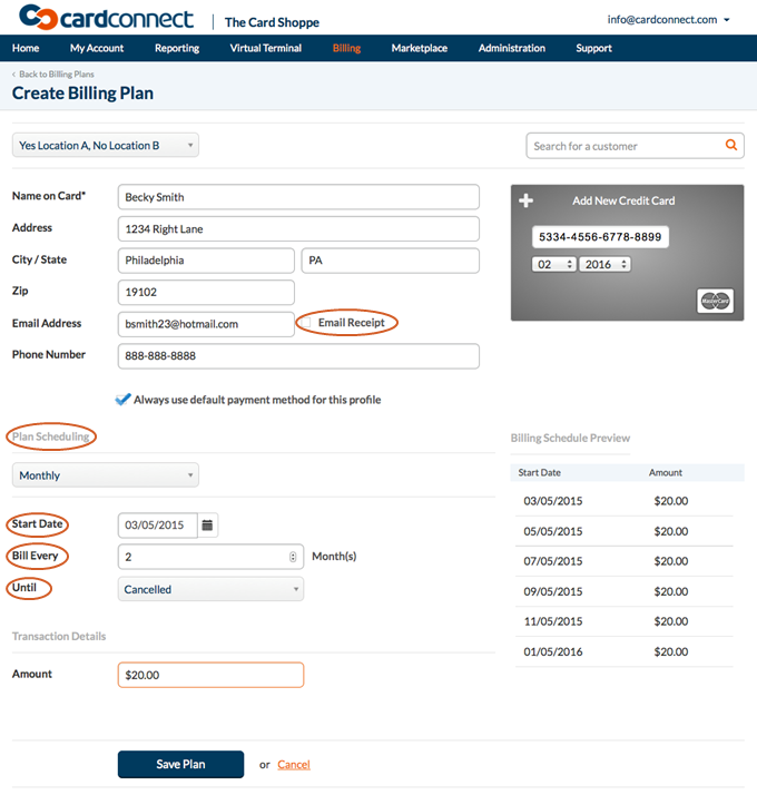 RecurringBilling